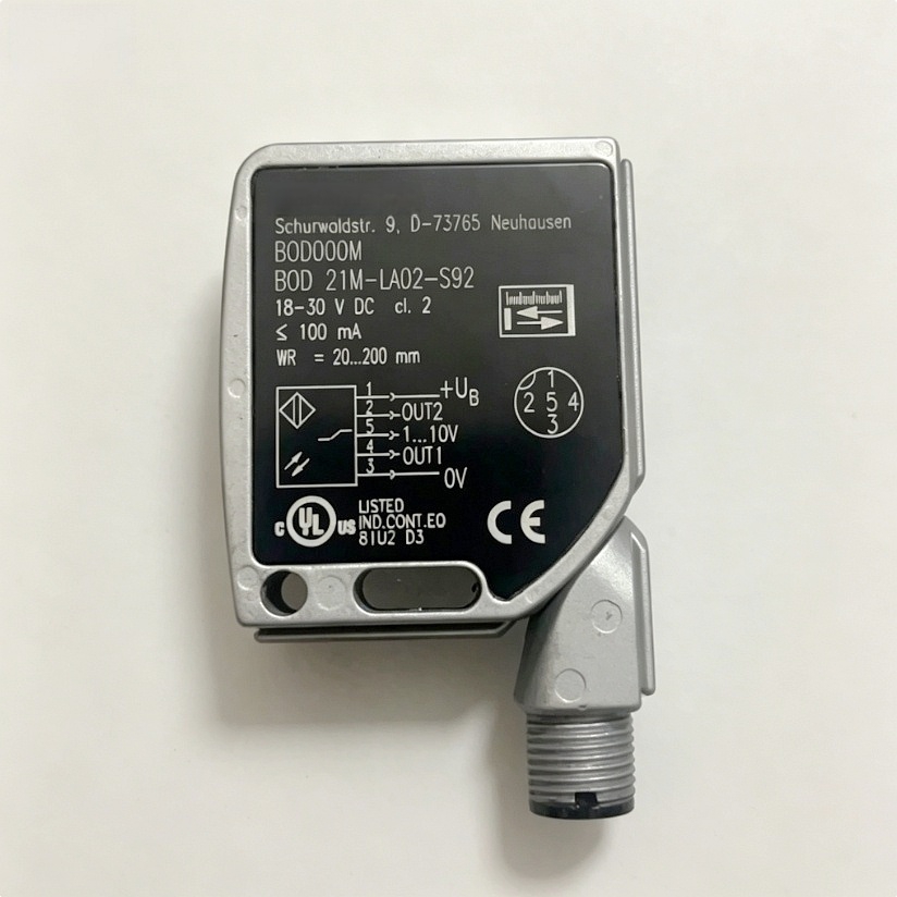 Industrial Laser Displacement Sensor - BOD000R BOD 21M-LB02-S92 Precyzyjny laserowy czujnik