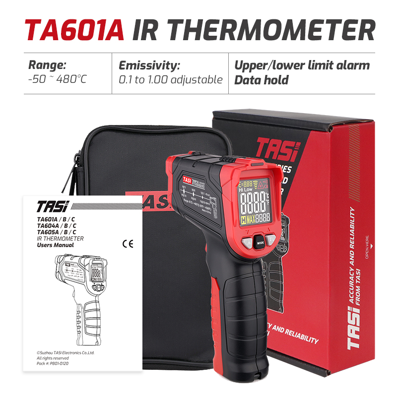 Industrial Laser Temperature Gun - Termometr na podczerwień TA601A TA601B TA601C,