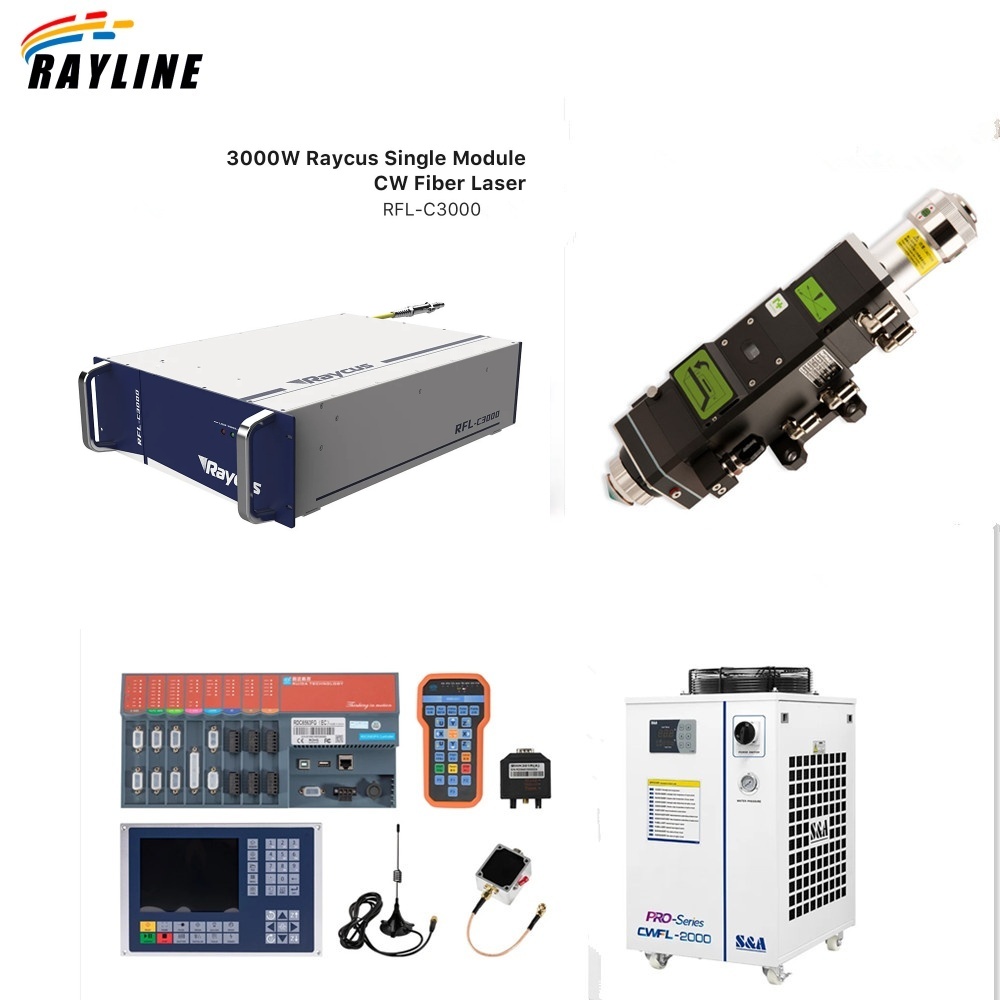 Industrial Fiber Laser - Źródło lasera światłowodowego Raycus 2000W /
