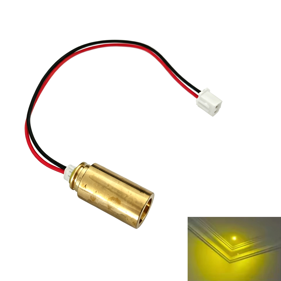 Industrial Laser Pointer - Moduł lasera 571nm 573nm Żółta Kropka