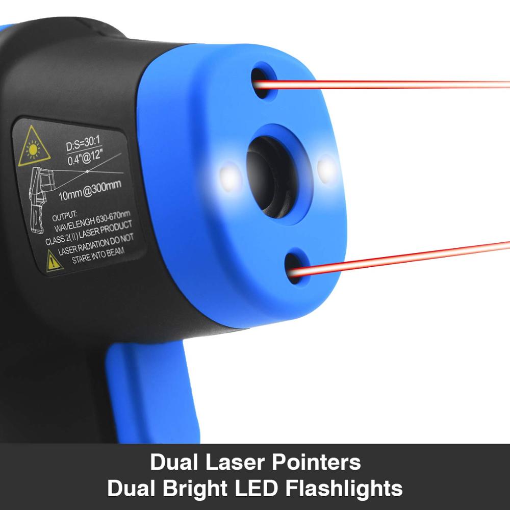-50 ℃ do 1500 ℃ Pirometr Pisto – Industrial Laser Temperature Gun recenzja i cena