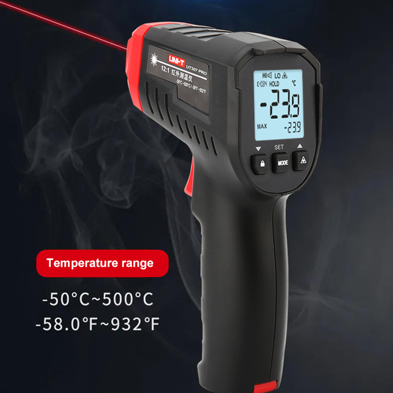 Termometr cyfrowy UNI-T UT306S – Industrial Laser Temperature Gun recenzja i cena