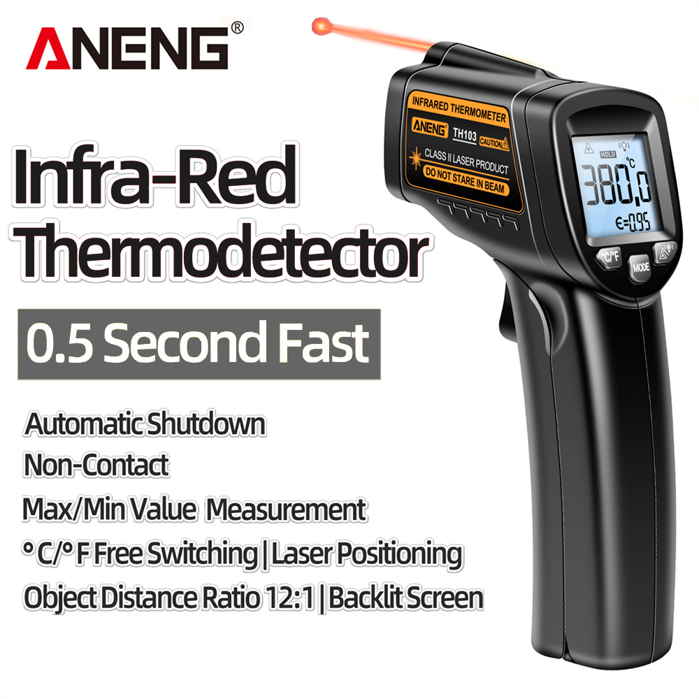 Termometr laserowy na podczerw – Industrial Laser Temperature Gun recenzja i cena