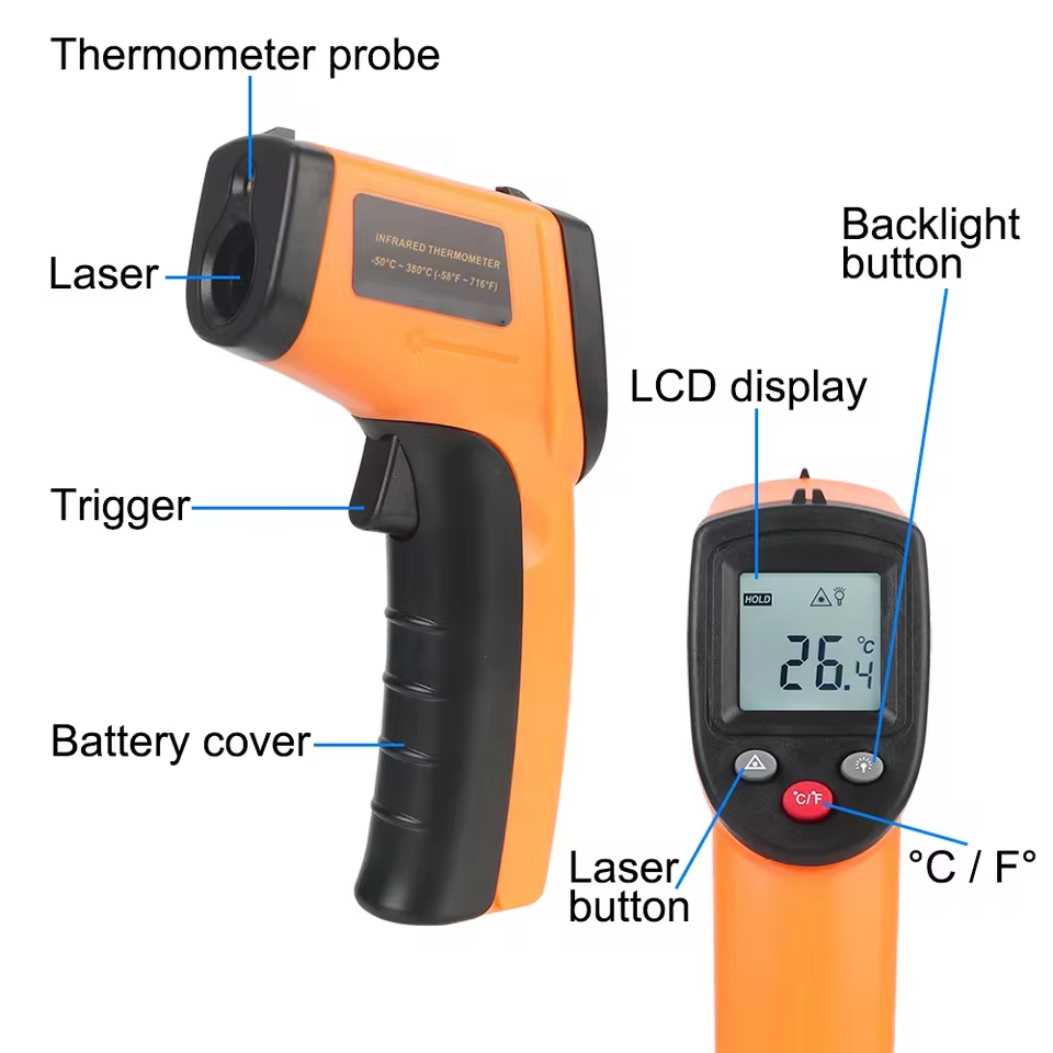 Nowy termometr cyfrowy na podc – Industrial Laser Temperature Gun recenzja i cena