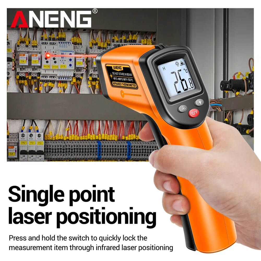 ANENG TH201 Cyfrowy termometr  – Industrial Laser Temperature Gun recenzja i cena