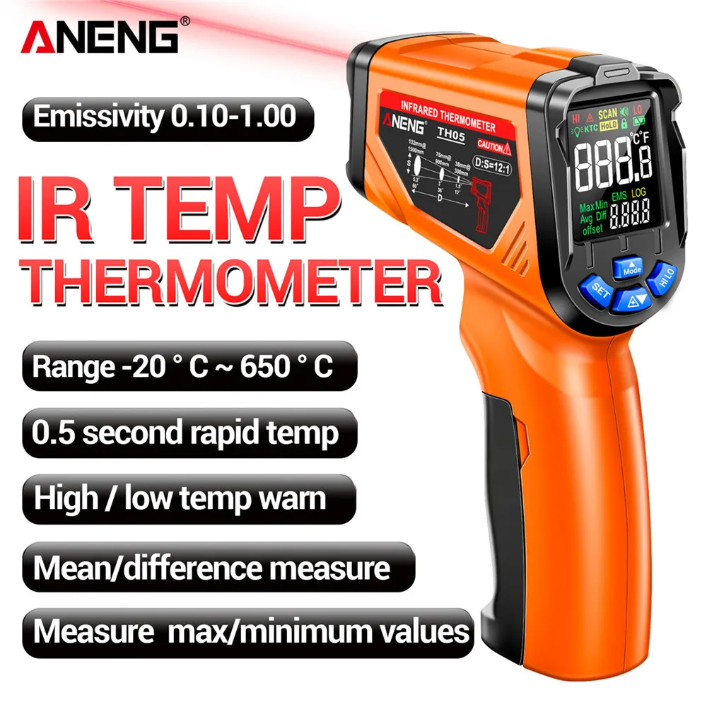 Termometr na podczerwień cyfro – Industrial Laser Temperature Gun recenzja i cena