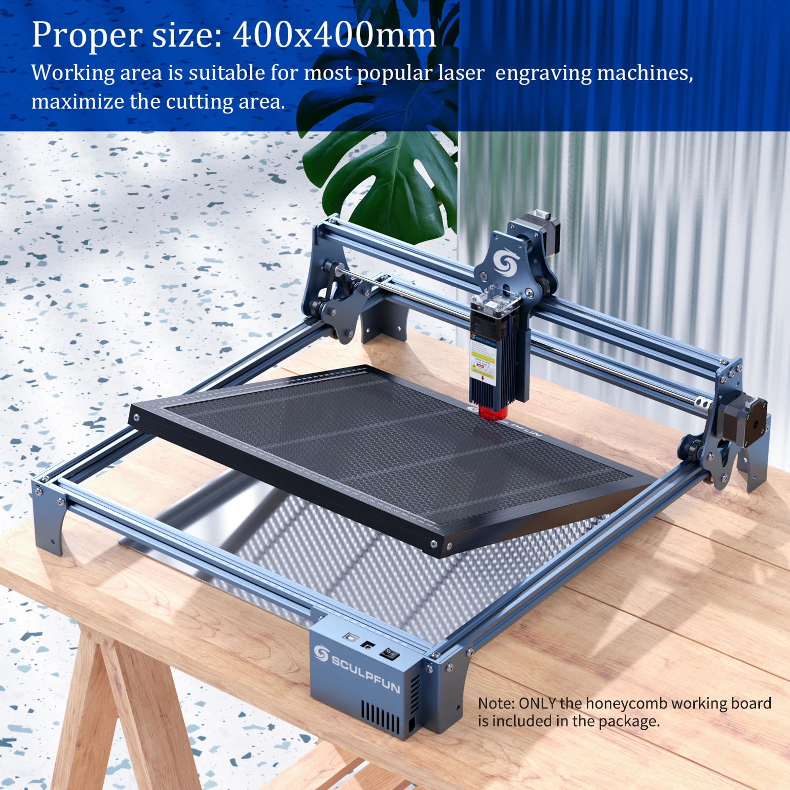 Łóżko robocze do grawerowania  – Honeycomb Laser Bed recenzja i cena