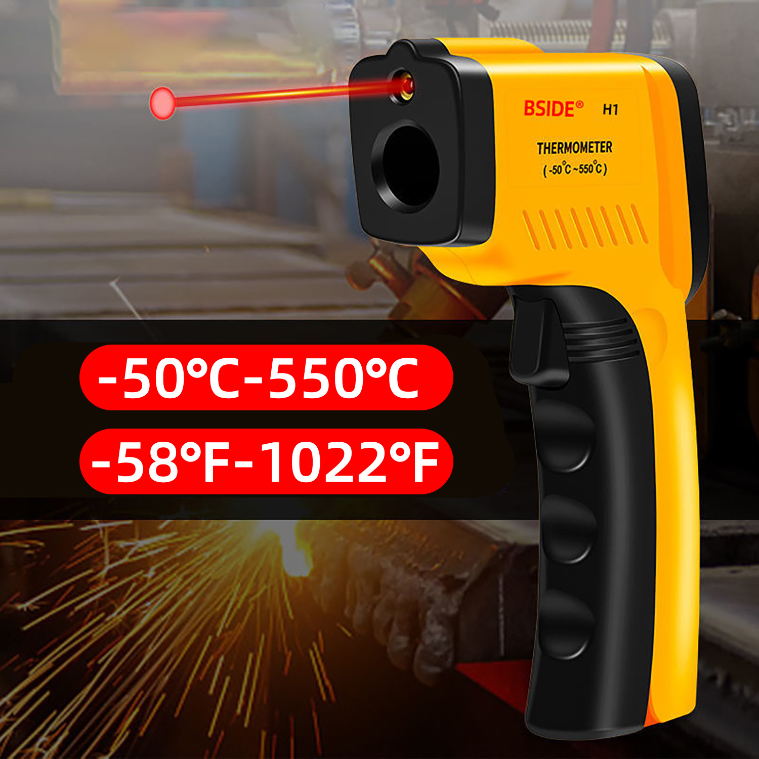 Cyfrowy termometr na podczerwi – Industrial Laser Blaster recenzja i cena