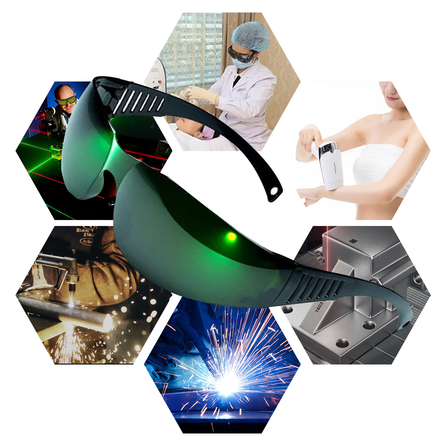 Gogle ołowiane okulary radiacy – Laser Safety Goggles recenzja i cena