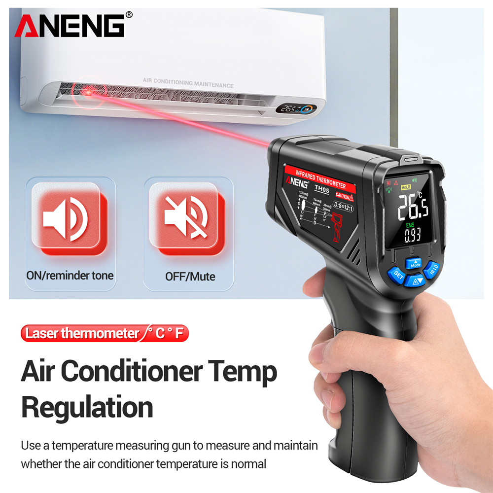 Termometr na podczerwień ANENG – Industrial Laser Temperature Gun recenzja i cena